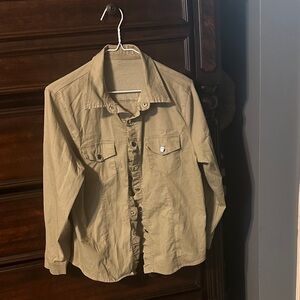 SHEIN Men's Beige Shirt Jacket
